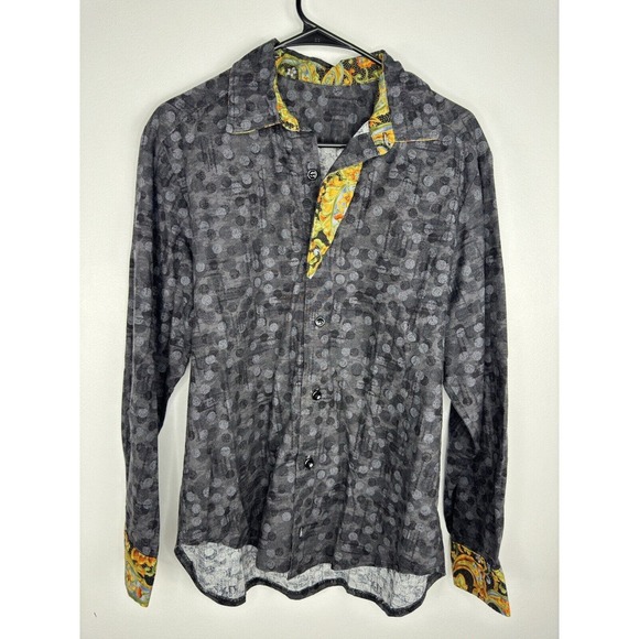 Rare Robert Weldon Original Lot Of 3 Abstract Button Down Shirts Sz Medi… - Picture 10 of 11